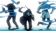 Takamura eliminates a few agents of X (Image via TMS Entertainment)